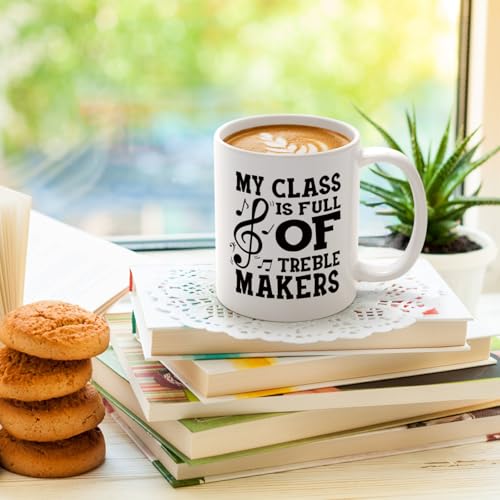 YHRJWN Music Teacher Appreciation Gifts My | Ceramic Coffee Mug | 11 OZ