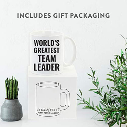 Gift for Men or Women World s Greatest Team | Ceramic Coffee Mug | 11 OZ
