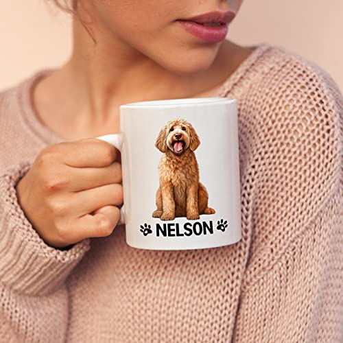 Personalized Goldendoodle Customized Name | Customised Coffee Mug | 11 OZ