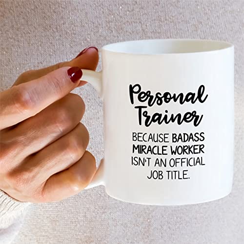 Funny Personal Trainer World s Best Fitness | Ceramic Coffee Mug | 11 OZ