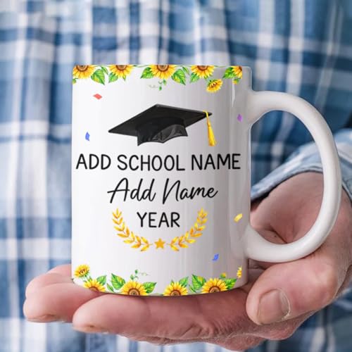 Personalized Congratulations Graduates | Customised Coffee Mug | 11 OZ