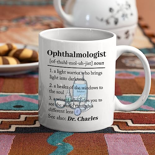 Personalized Ophthalmologist Definition | Customised Coffee Mug | 11 OZ