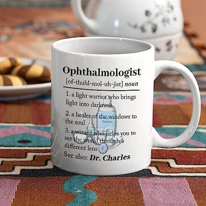 Personalized Ophthalmologist Definition | Customised Coffee Mug | 11 OZ