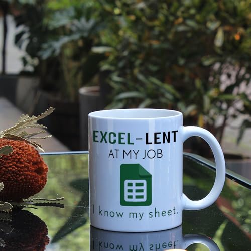 Funny Excel Accountant Gifts for Women Men | Ceramic Coffee Mug | 11 OZ