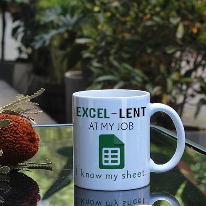 Funny Excel Accountant Gifts for Women Men | Ceramic Coffee Mug | 11 OZ