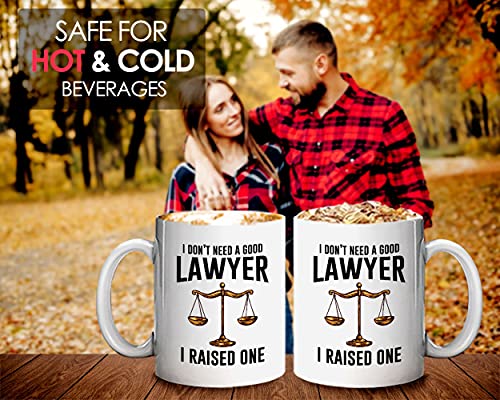 Bubble Hugs Lawyer I Don t Need A Good Raised | Ceramic Coffee Mug | 11 OZ