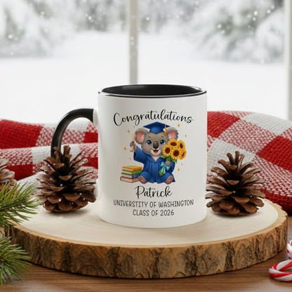 Congratulations Graduate Gifts For Student | Customised Coffee Mug | 11 OZ