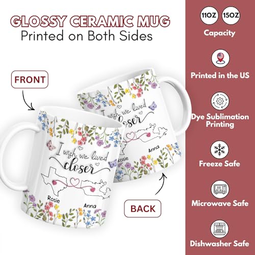 Wrappiness Gifts for My Best Friend Woman Wish | Ceramic Coffee Mug | 11 OZ