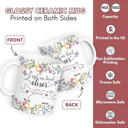 Wrappiness Gifts for My Best Friend Woman Wish | Ceramic Coffee Mug | 11 OZ