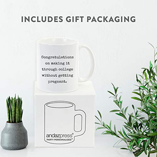 Graduation Gift Congratulations on Funny | Ceramic Coffee Mug | 11 OZ