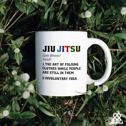Jiu Jitsu Definition Funny Gifts Jiujitsu | Ceramic Coffee Mug | 11 OZ