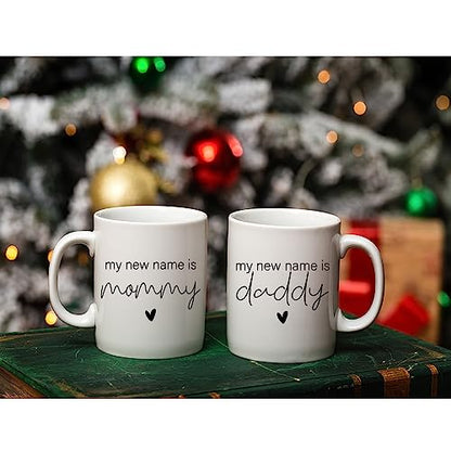 My New Name is Mommy Daddy 2026 Dad Mom | Ceramic Coffee Mug | 11 OZ