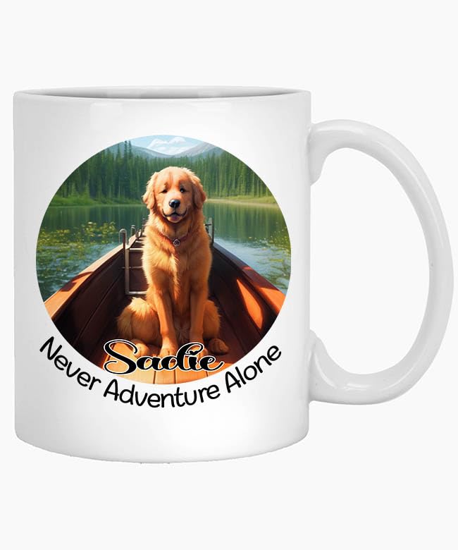 Never Adventure Alone Personalized Custom | Customised Coffee Mug | 11 OZ