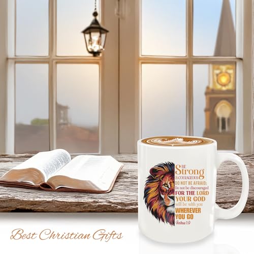 Christian Gifts for Men Religious | Ceramic Coffee Mug | 11 OZ