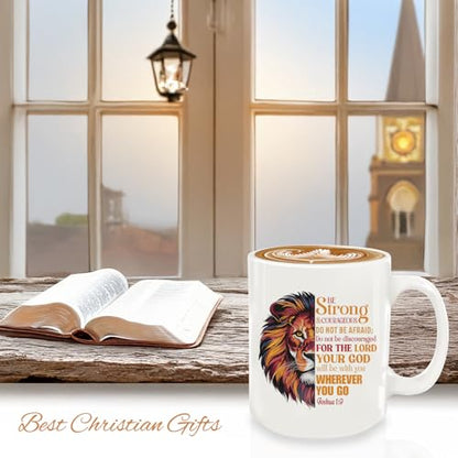 Christian Gifts for Men Religious | Ceramic Coffee Mug | 11 OZ
