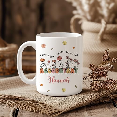 Hyturtle Personalized Accountant Funny | Customised Coffee Mug | 11 OZ