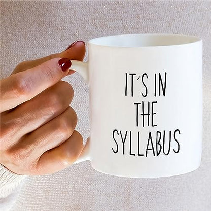 Funny Professor Gift It s In The Funny | Ceramic Coffee Mug | 11 OZ