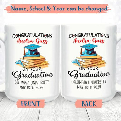Personalized Graduation Congratulations On | Customised Coffee Mug | 11 OZ