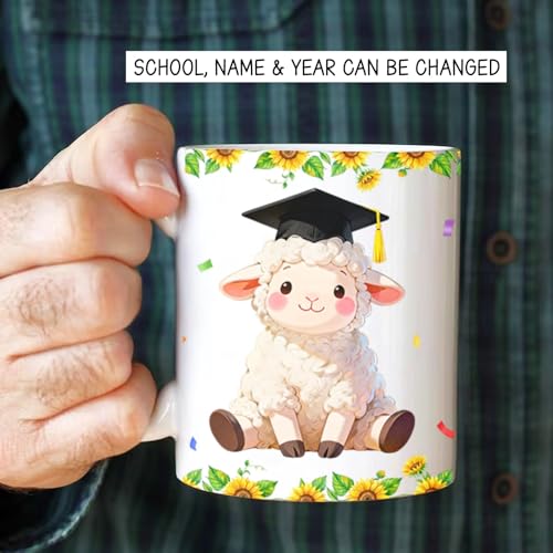 Customized Sheep Gift for Graduated Student | Customised Coffee Mug | 11 OZ