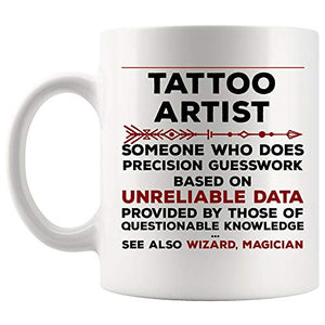 Definition Meaning Tattoo Artist Precision | Ceramic Coffee Mug | 11 OZ