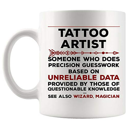 Definition Meaning Tattoo Artist Precision | Ceramic Coffee Mug | 11 OZ