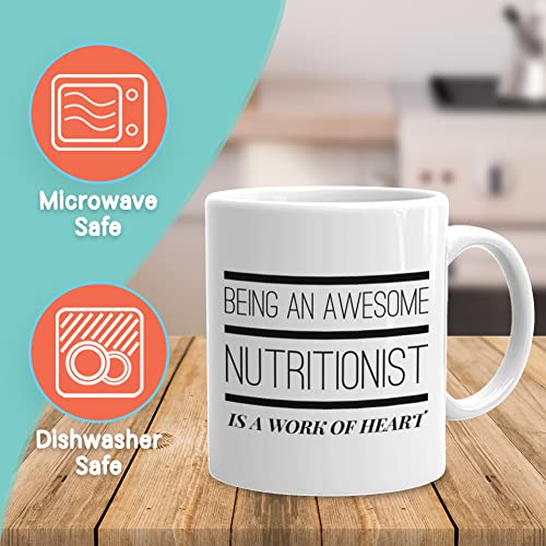 Being an Awesome Nutritionist Dietitian | Ceramic Coffee Mug | 11 OZ