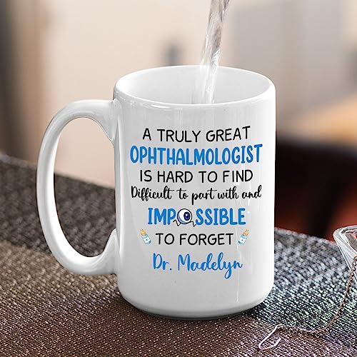 Personalized Retired Ophthalmologist Gift | Customised Coffee Mug | 11 OZ