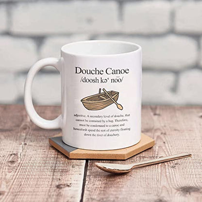 Douche Canoe Funny For Nen Joke Christmas | Ceramic Coffee Mug | 11 OZ