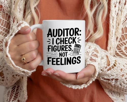 Auditor Gift Funny Accounting for CPA Gifts | Ceramic Coffee Mug | 11 OZ