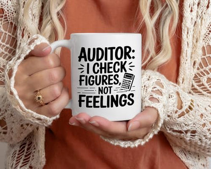 Auditor Gift Funny Accounting for CPA Gifts | Ceramic Coffee Mug | 11 OZ