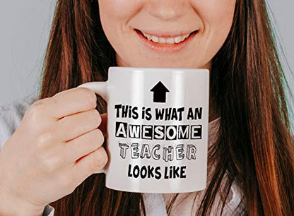 Teacher Appreciation Gifts What An Awesome | Ceramic Coffee Mug | 11 OZ