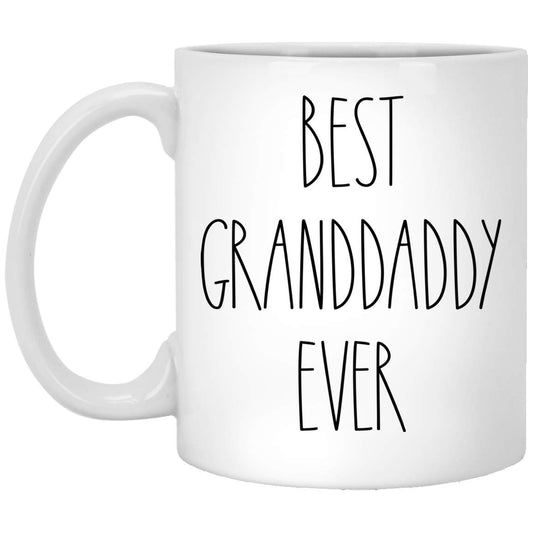 Best Granddaddy Ever | Ceramic Coffee Mug | Father's Day Gift | Stylish Printed Design | Tea & Coffee Cup | 11oz