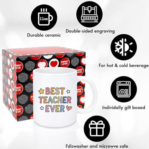 Teacher Gifts For Women Men from Students End | Ceramic Coffee Mug | 11 OZ