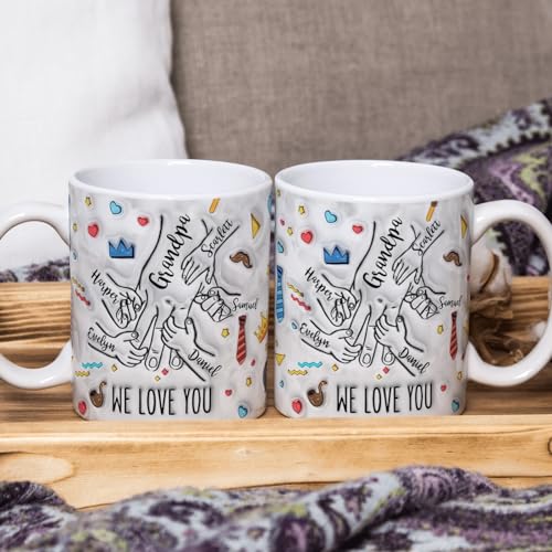 Funny Personalized Grandpa You Hold Our | Customised Coffee Mug | 11 OZ