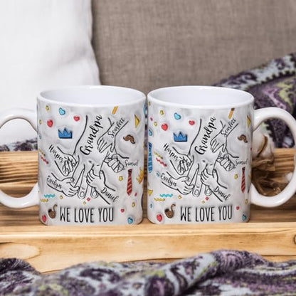 Funny Personalized Grandpa You Hold Our | Customised Coffee Mug | 11 OZ