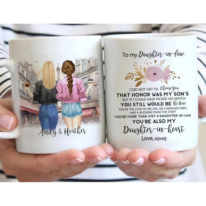 Personalized Daughter In Law Mother s Day | Customised Coffee Mug | 11 OZ