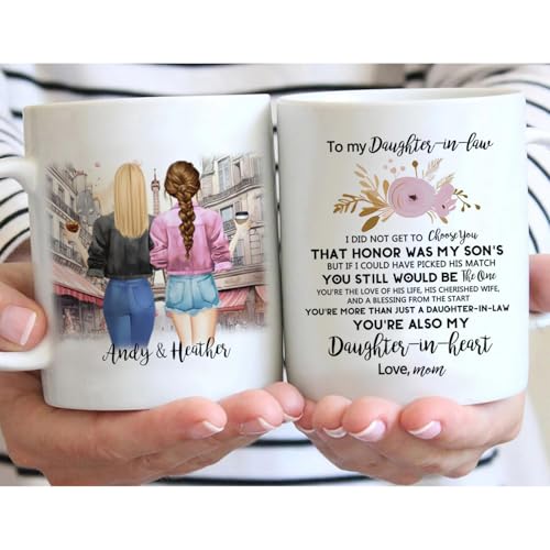 Personalized Daughter In Law Mother s Day | Customised Coffee Mug | 11 OZ