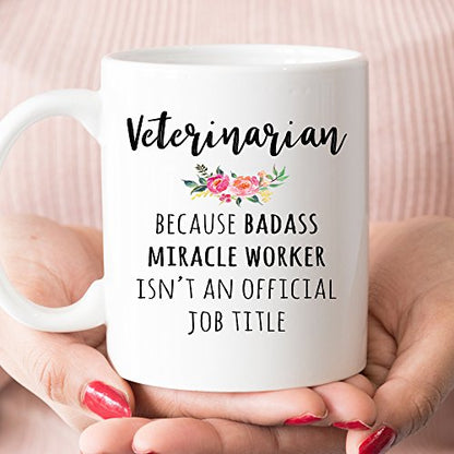 Gift for Veterinarian Funny Graduation | Ceramic Coffee Mug | 11 OZ