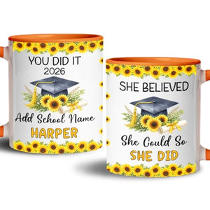Personalized Student Graduation with Name | Customised Coffee Mug | 11 OZ