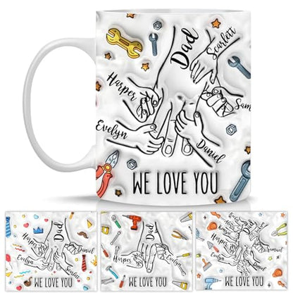 Ships Next Day Personalized Dad You Hold | Customised Coffee Mug | 11 OZ