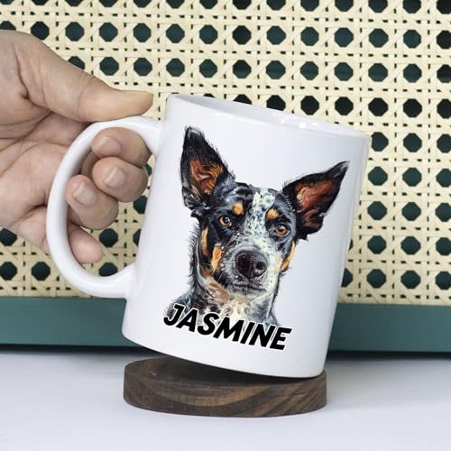 Personalized Heeler Awesome Customized Name | Customised Coffee Mug | 11 OZ