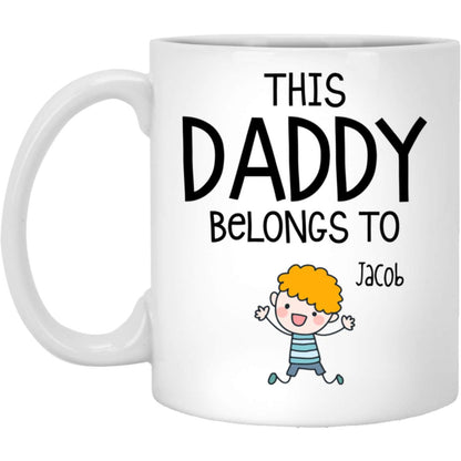 Dad Mug | Ceramic Coffee Mug | Father's Day Gift | Stylish Printed Design | Tea & Coffee Cup | 11oz
