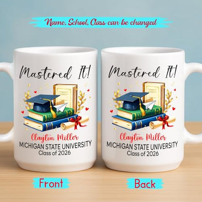 Customized Mastered It Gift For Women Men | Customised Coffee Mug | 11 OZ