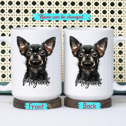 Unique Chihuahua Customized Name | Customised Coffee Mug | 11 OZ