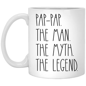 Pap | Ceramic Coffee Mug | Father's Day Gift | Stylish Printed Design | Tea & Coffee Cup | 11oz