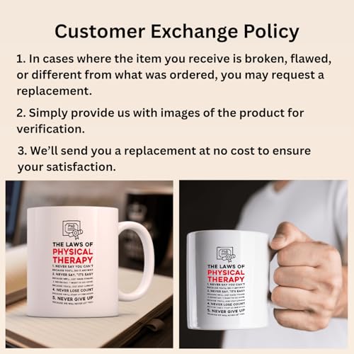 Laws Of Physical Therapy PT DPT Graduation | Ceramic Coffee Mug | 11 OZ