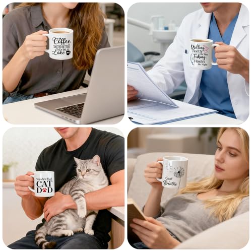 May The Floss Double-Sided Funny Dentist for | Ceramic Coffee Mug | 11 OZ