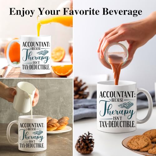 Accountant Because Therapy Isn t | Ceramic Coffee Mug | 11 OZ