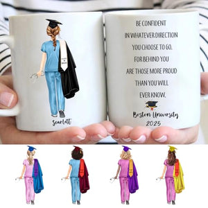 Personalized Graduation Gifts for Nurse | Customised Coffee Mug | 11 OZ