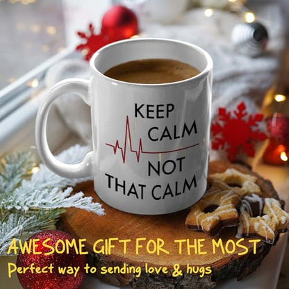 Keep Calm Not That Nurse Gifts Funny Gift for | Ceramic Coffee Mug | 11 OZ